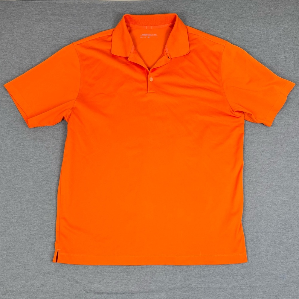 Nike Golf Men's Vibrant Orange Polo Shirt